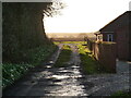 Entrance to footpath