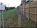 Footpath alongside Gardens