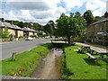 Beck beside Main Street, Gilling East