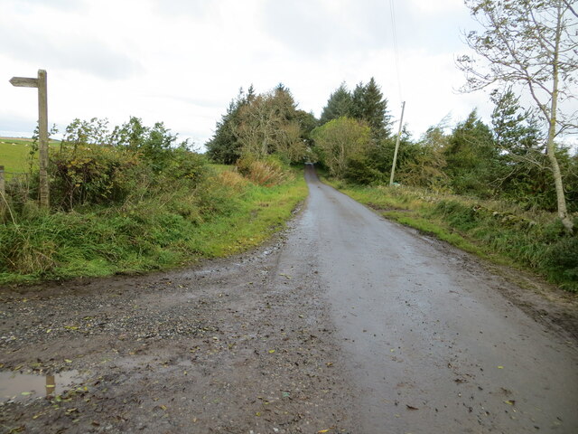 Minor road at Hill Top