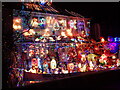 TQ4675 : Christmas lights in Welling by Marathon
