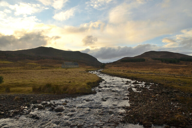 The River Abhainn an t'-Strath... © Andrew Tryon :: Geograph Britain ...