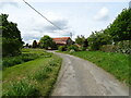 Daffy Lane approaching Woodhouse Farm