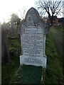 An early road casualty - Charlton Cemetery