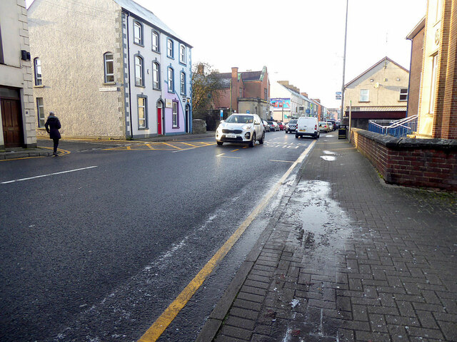 A slippery footpath, Omagh