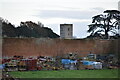 Ruined tower of St Genevieve