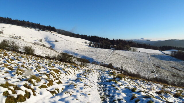 View towards Macclesfield Forest from path between Warrilowhead Farm & Ashtreetop