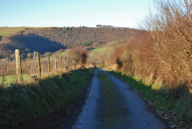 Lane to Allt-fedw farm