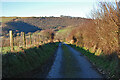 Lane to Allt-fedw farm