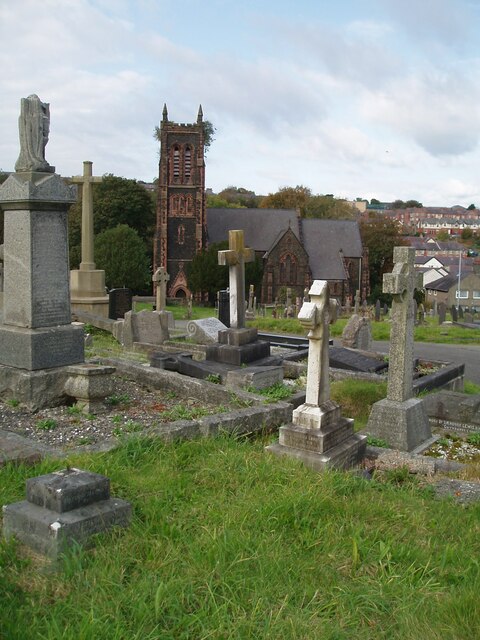 Glan Adda Cemetery and St David's Church