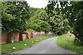 Garden wall, Dallinghoo Hall