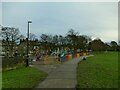 SE2037 : Victoria Park, Calverley: playground by Stephen Craven