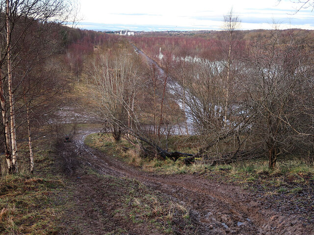 Part of the old Ravenscraig Steelworks site