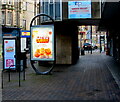 Katsu Curry advert, Skinner Street, Newport