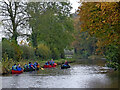 Canal activity near Slade Heath, Staffordshire