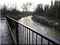 Part of the Rea Brook in Shrewsbury