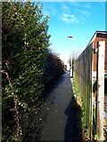 SE2334 : Path into Bramley Park from the Fairfield estate by Stephen Craven