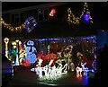 SK7517 : Christmas 2020 lights on Hartopp Road in Melton Mowbray by Andrew Tatlow