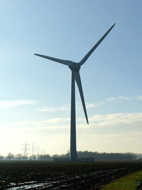 Wind turbine at Stoke Bardolph