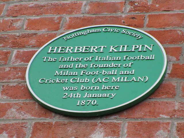 Plaque to Herbert Kilpin (Founder AC... © El Loco cc-by-sa/2.0 :: Geograph Britain and Ireland