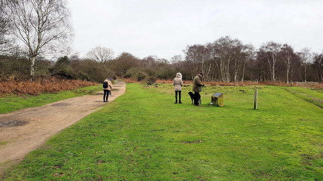 Start of the track at Dunwich forest