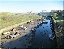 NZ3376 : Seaton Sluice Harbour by Les Hull