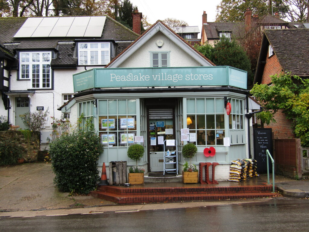 Peaslake - Village Stores © Colin Smith cc-by-sa/2.0 :: Geograph ...