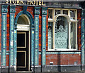 Detail of Stork Hotel, Price Street, Birkenhead