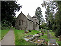 SO3512 : Church and graves, Llanddewi Rhydderch, Monmouthshire by Jaggery