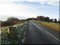 Milestone on road between Glenrothes Golf Course