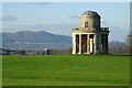 SO8644 : The Panorama Tower and the Malvern Hills by Philip Halling