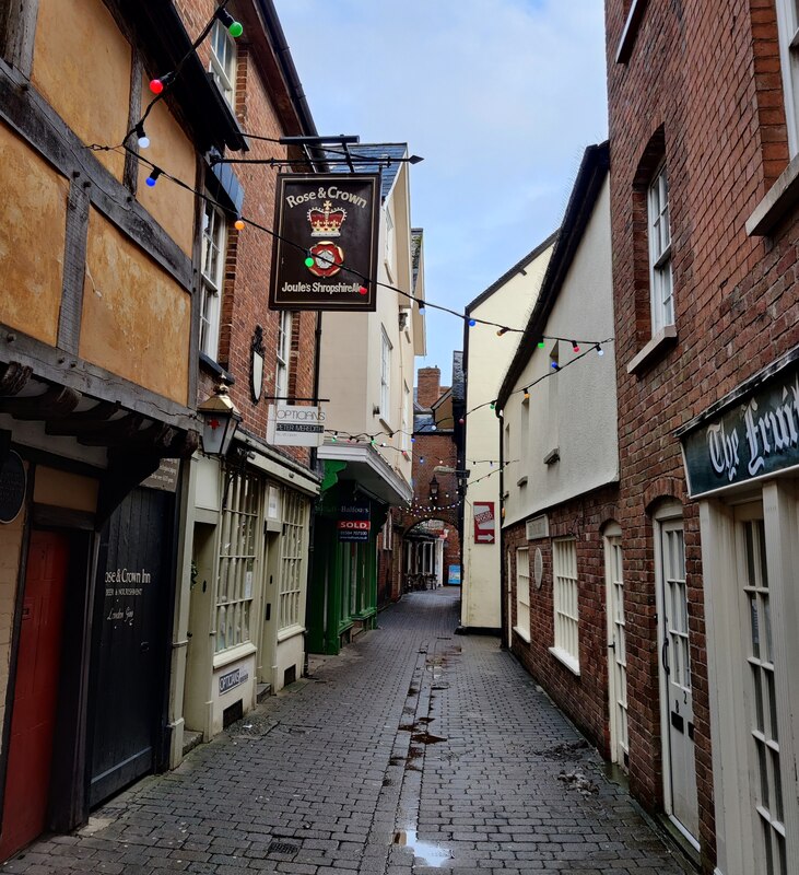 Harp Lane in Ludlow © Mat Fascione :: Geograph Britain and Ireland