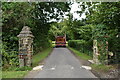 TQ4142 : Gateposts by North Lodge by N Chadwick