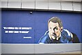 Mural of Rob Burrow, former Leeds Rhinos rugby league star