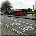 ST3088 : Dark red bus, Queensway, Newport by Jaggery