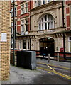 ST3188 : Kings Court entrance, High Street, Newport by Jaggery
