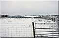 Snow covered fields adjacent to Burlish Top Nature Reserve, Stourport-on-Severn, Worcs