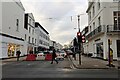 West on Warwick Street, Royal Leamington Spa, December 2020