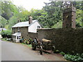 Cottage and old tractor, Belstone