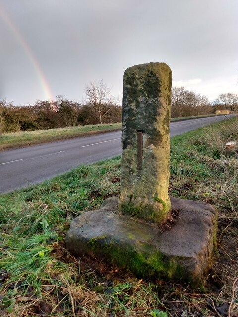 White Cross on A684 near Crakehall