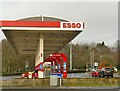 Esso filling station, New Road Side, Horsforth - detail