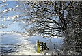 NZ1049 : Gateway in the snow by Robert Graham