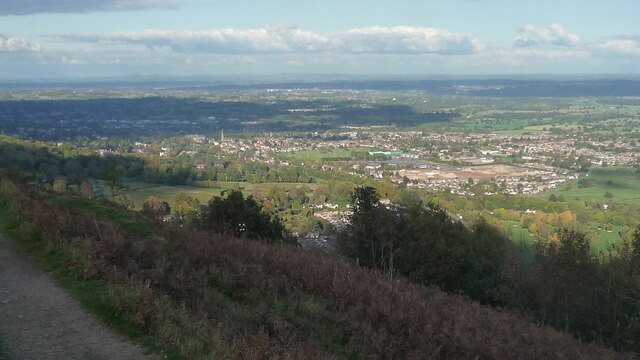 The town of Malvern (and city of Worcester)
