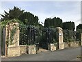 Gate into Woodstock Cemetery