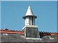 SH5772 : Air vent on the roof of college building, Bangor by Meirion