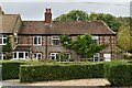 Flint built cottages, Peene