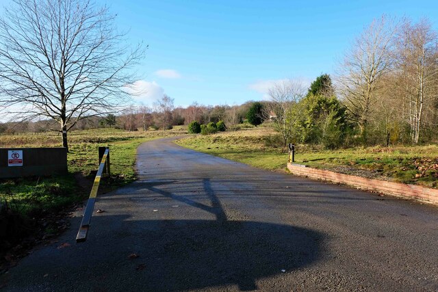 Access road to former Burlish Park Golf Course, Zortech Avenue, Kidderminster, Worcs