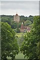 TQ5952 : Oast House and Shipbourne Church (St Giles) by N Chadwick