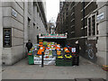 TQ3081 : Fruit stall in Twyford Place by Hugh Venables