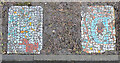 Mosaic in Kelvingrove Square community garden